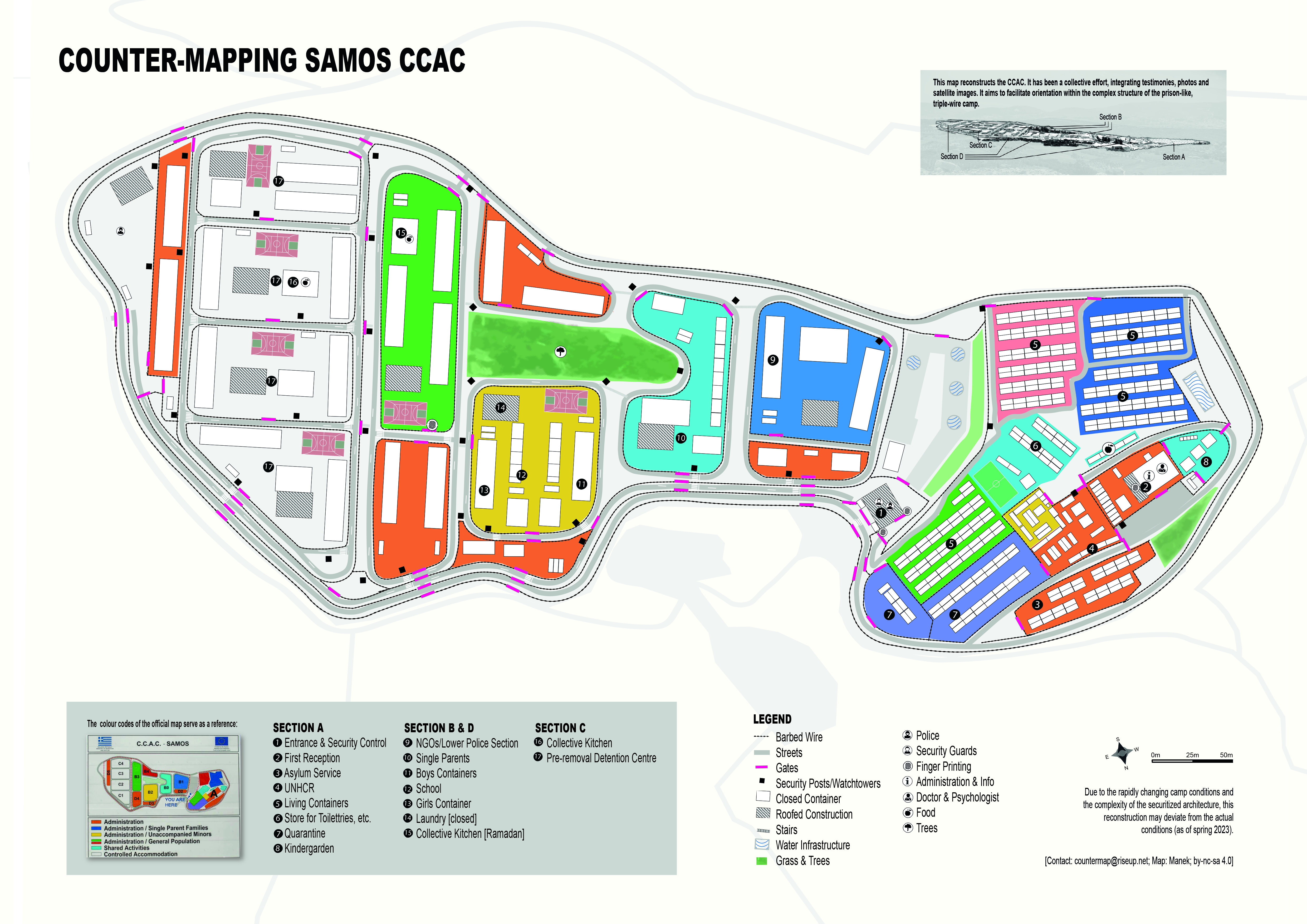 Abb. 2: Karte des CCACs (eigene Abbildung; CC BY-NC 2.0)
