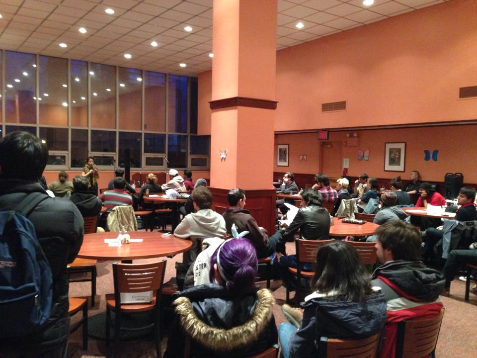 „Undocumented Open Mic Session“ am Queens College  in New York